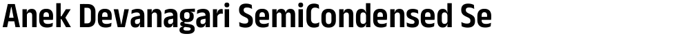 Anek Devanagari SemiCondensed SemiBold