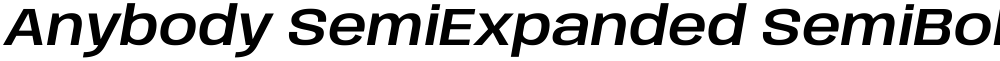 Anybody SemiExpanded SemiBold