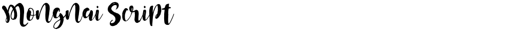 Mongnai Script