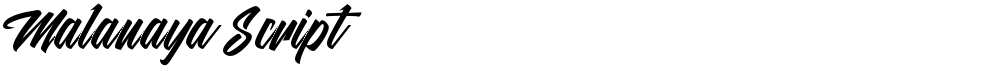 Malanaya Script