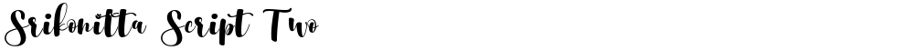 Srikonitta Script Two