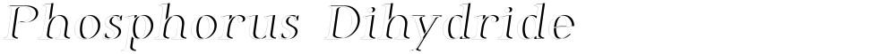 Phosphorus Dihydride