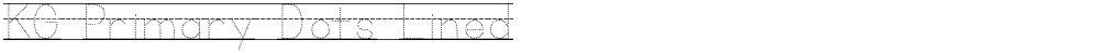 KG Primary Dots Lined