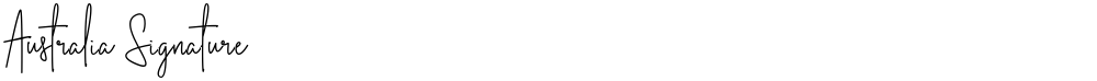 Australia Signature